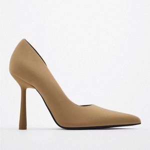 Zara Tan High Heel Pumps 41